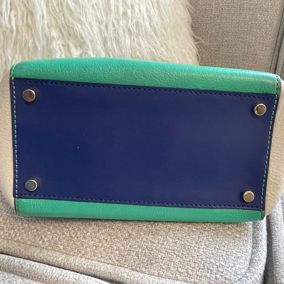 Kate Spade Blue Colour Block Handbag - Picture 5 of 12